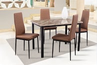 Comedor Mobilkraft Túnez Café 4 Sillas Tubular