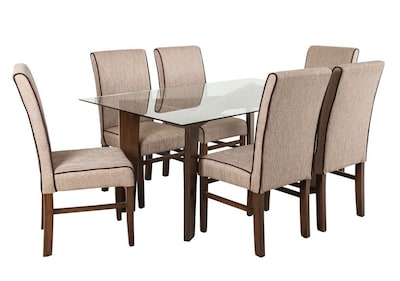 Foto 3 | Foto 3 | Comedor Mobilkraft Ontario 6 Sillas de Madera y Cristal Templado