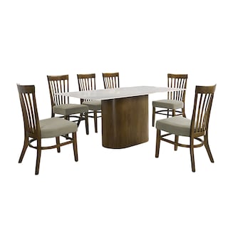 Foto 1 | Foto 1 | Comedor De Madera De 6 Sillas Elegante Bossa Maia Marrón