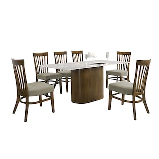 Foto 4 | Foto 4 | Comedor De Madera De 6 Sillas Elegante Bossa Maia Marrón