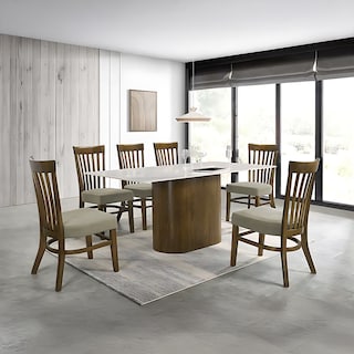 Foto 5 | Foto 5 | Comedor De Madera De 6 Sillas Elegante Bossa Maia Marrón