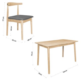 Foto 8 | Foto 8 | Comedor 4 Sillas Bossa Victoria Maple