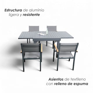 Foto 8 | Foto 8 | Comedor Extensible Ilios Innova 4 Sillas