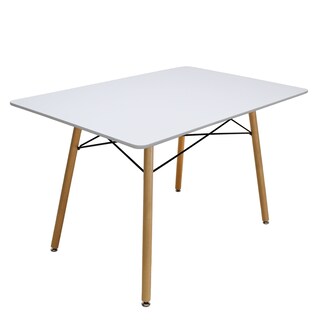 Foto 2 | Foto 2 | Comedor Oslo Rectangular Blanco Para 4 Personas Sillas Oslo Azul