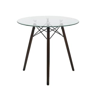 Foto 2 | Foto 2 | Comedor Cristal Con Patas Nogal Para 4 Personas Sillas Oslo Azul