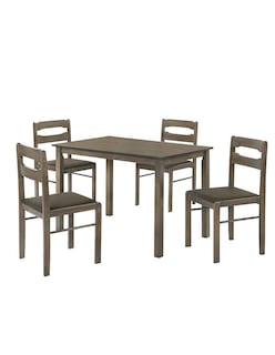 Foto 2 | Foto 2 | Juego de Comedor Mobi León Antique Grey 4 Sillas Ergonómicas