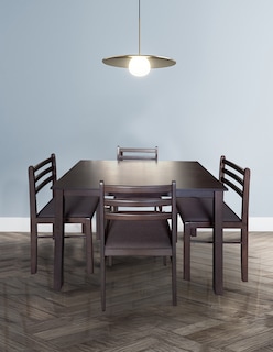 Foto 1 | Foto 1 | Comedor Con 4 Sillas Mobi Asturia Chocolate