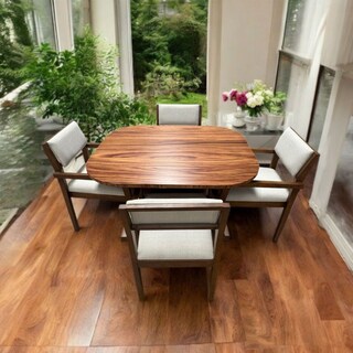 Foto 1 | Foto 1 | Comedor Para 4 Personas De Madera De Parota Modelo Bayern