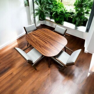 Foto 3 | Foto 3 | Comedor Para 4 Personas De Madera De Parota Modelo Bayern