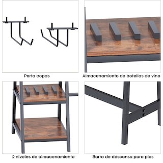 Foto 4 | Foto 4 | Comedor Industrial Bossa Dukka Mdf y Acero