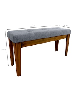 Foto 6 | Foto 6 | Comedor Para 6 Personas De Madera De Parota Color Gris Claro