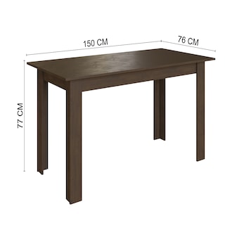 Foto 4 | Foto 4 | Comedor 6 Sillas Mesa Rectangular Mod Atlanta Café