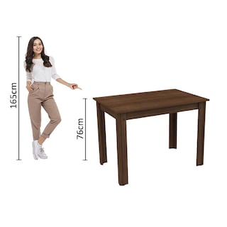 Foto 3 | Foto 3 | Mesa de Comedor Madesa Marrón Rectangular