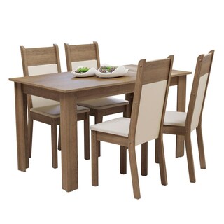 Foto 1 | Foto 1 | Comedor Madesa MDJA0400027GBE color Marrón 4 Sillas