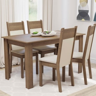 Foto 2 | Foto 2 | Comedor Madesa MDJA0400027GBE color Marrón 4 Sillas