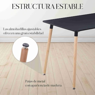 Foto 5 | Foto 5 | Mesa Rectangular Comedor Minimalista Estilo Nordico Moderna