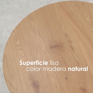 Foto 6 | Foto 6 | Mesa Redonda Ilios Innova de Madera MDF para 2 o 4 Personas Moderna para Comedor u Oficina