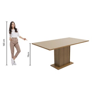 Foto 3 | Foto 3 | Mesa de Comedor Rectangular Madesa 5275 Tablero De Madera