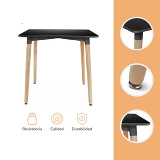 Foto 4 | Foto 4 | Mesa De Comedor Top Living Dt2n Negra