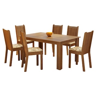 Foto 1 | Foto 1 | Juego De Comedor Con Mesa Y 6 Sillas Madesa Analu Mlb