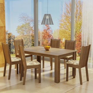 Foto 2 | Foto 2 | Juego De Comedor Con Mesa Y 6 Sillas Madesa Analu Mlb