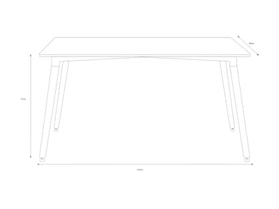 Foto 6 | Foto 6 | Mesa Rectangular Alterego para Comedor 120 x 80cm