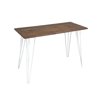 Foto 1 | Foto 1 | Mesa De Comedor Rectangular Top Living Santorini-b Color Café Y Blanco