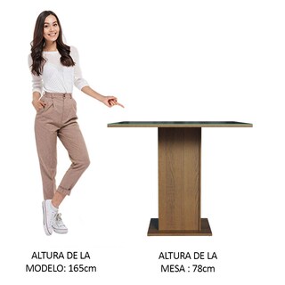 Foto 4 | Foto 4 | Juego de Comedor Mesa Madesa Cuadrada