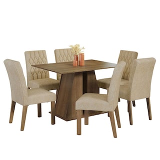 Foto 1 | Foto 1 | Comedor Madesa Marrón con 6 Sillas