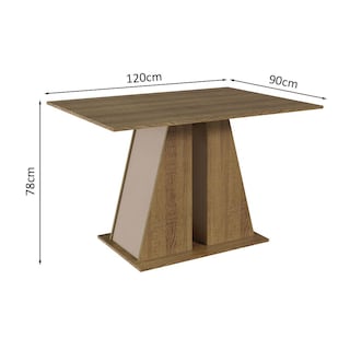 Foto 2 | Foto 2 | Mesa Rectangular Madesa Marrón
