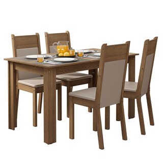 Foto 1 | Foto 1 | Juego de Comedor con Mesa y 4 Sillas Madesa 5009 Mc