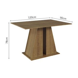 Foto 2 | Foto 2 | Mesa Rectangular Madesa Marrón
