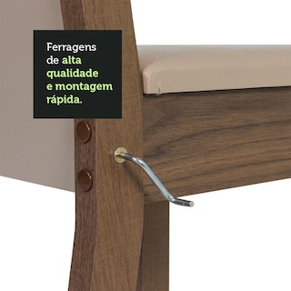 Foto 7 | Foto 7 | Comedor Madesa con 6 Sillas Wendy Mb Café