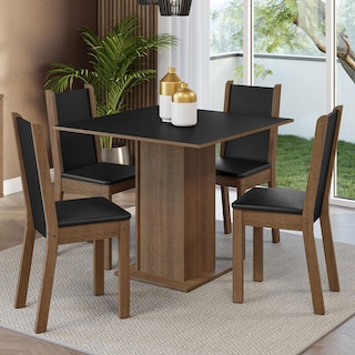 Foto 2 | Foto 2 | Juego De Comedor Con Mesa Y 4 Sillas Madesa Alana Mn