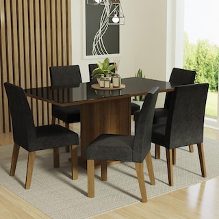 Foto 2 | Foto 2 | Juego De Comedor Mesa De Vidrio Y 6 Sillas Madesa Oxford Mn 07