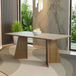 Foto 2 | Foto 2 | Mesa De Comedor Rectangular 5388 Color Marrón/crema