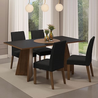 Foto 2 | Foto 2 | Mesa De Comedor Con Mesa Y 4 Sillas April Madesa Mn 01