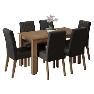 Foto 1 | Foto 1 | Mesa De Comedor Con Mesa Y 6 Sillas Madesa Allegro Mn 01