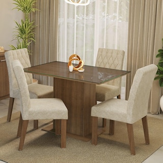 Foto 2 | Foto 2 | Juego De Comedor Con Mesa Y 4 Sillas Madesa Reale Mi