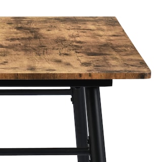 Foto 8 | Foto 8 | Mesa De Comedor Furniturer Wustia Marrón 120 X 80 X 75 Cm