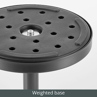 Foto 4 | Foto 4 | Mesa Para Bebidas Con Diseño De Cristal Con Parte Superior Y Extremo Redondos 22 Cm Gris Ahumado - Venta Internacional.