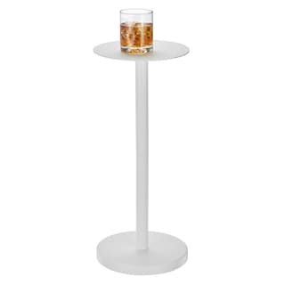 Foto 1 | Foto 1 | Mesa Para Bebidas Con Diseño De Vidrio Con Lado/extremo Superior  Redonda  Blanca - Venta Internacional.