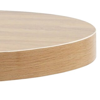 Foto 3 | Foto 3 | Mesa Bistró Vidaxl De Mdf Marrón Claro Con Patrón De Vetas De Madera - Venta Internacional.