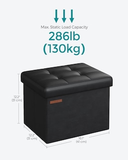Foto 5 | Foto 5 | Banco Songmics Negro - Venta Internacional