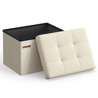 Foto 1 | Foto 1 | Banco de Almacenamiento Songmics Crema 32 Litros- Venta Internacional