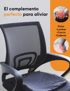 Foto 4 | Foto 4 | Cojín Archy 30876 Azul Asiento Suave Ortopédico Flexible Gel Silicón