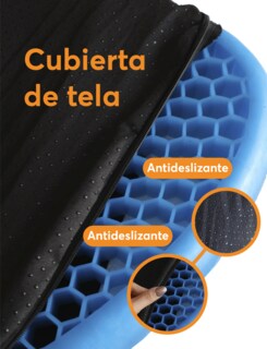 Foto 5 | Foto 5 | Cojín Archy 30876 Azul Asiento Suave Ortopédico Flexible Gel Silicón