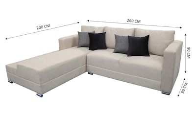 Foto 4 | Foto 4 | Sala Esquinera El Bazar Store Aston color Beige 260x200 cm