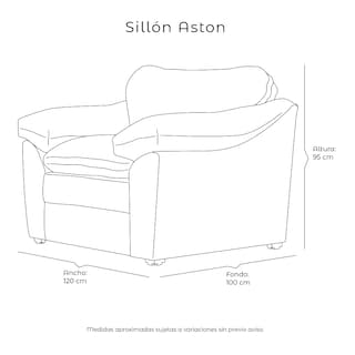 Foto 5 | Foto 5 | Sala Dicasa Aston Color Azul Oscuro  3 Piezas Sofá, Love y Sillón