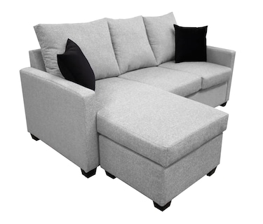 Foto 4 | Foto 4 | Sala Esquinera El Bazar Store Denver Gris Plata, 200x140 Cm, Lado Derecho E Izquierdo, Lino Nacional, Sofa